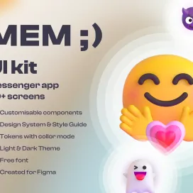 MEM Messenger app UI kit
